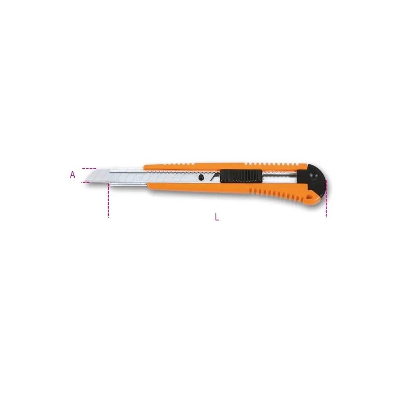 Sconto Cutter 9mm con blocco automatico della lama, fornito con 3 lame - Beta 1770A