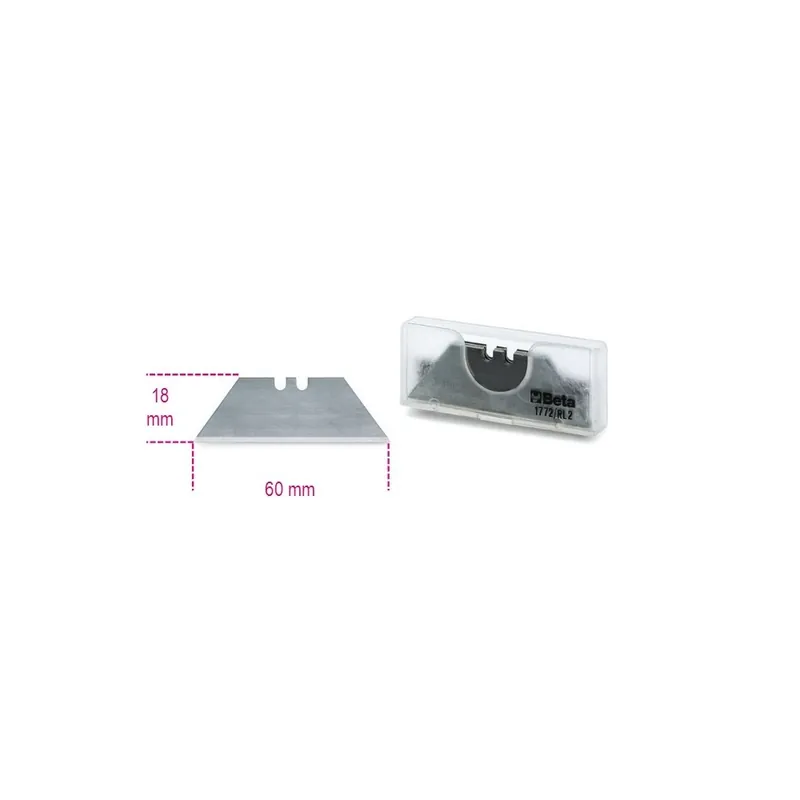 Lame per taglierini Beta 10 pezzi 60X19X0,50 Beta 1772RL/2 Offerta Limitata