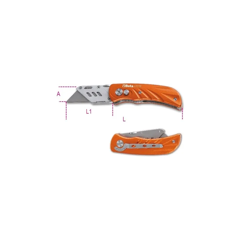 Taglierina cutter a serramanico con 5 lame - Beta 1777T Occasione Imperdibile