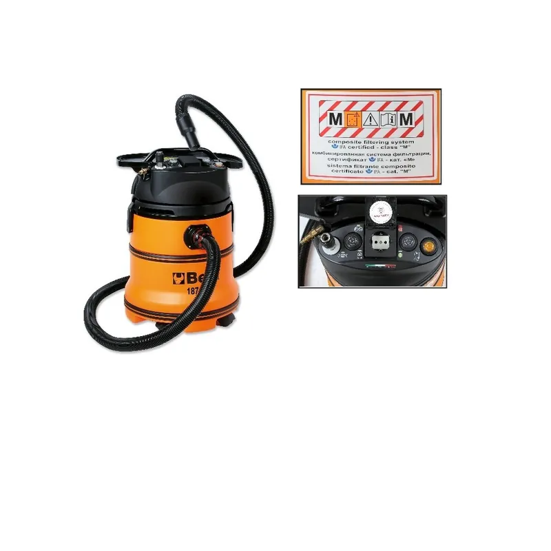 Aspiratore 35 litri per solidi e liquidi classe certificata M - Beta 1871M/AS Offerta Limitata
