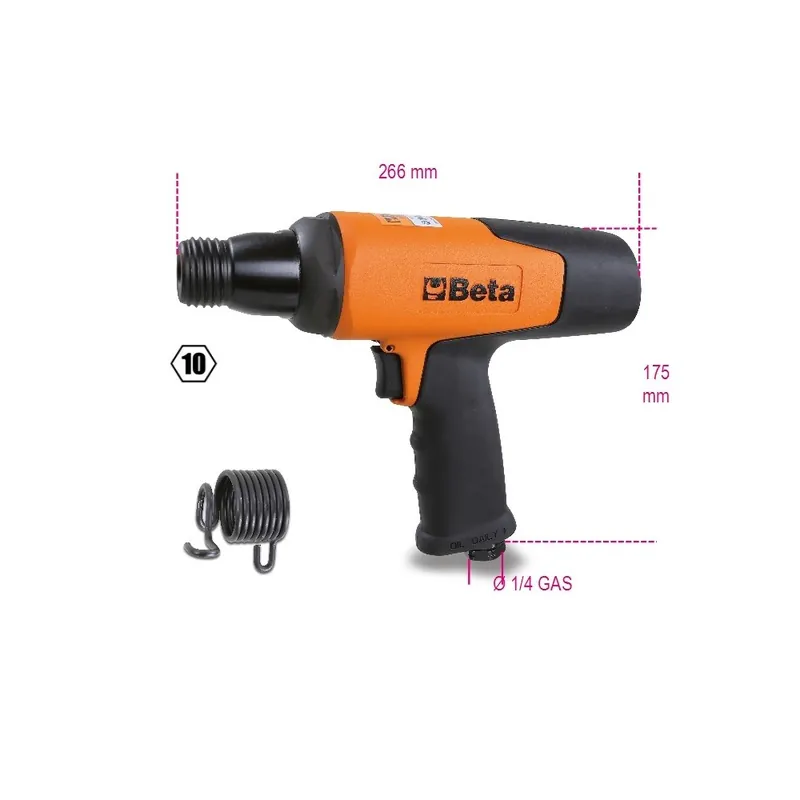 Compra Adesso Martello pneumatico con attacco esagonale 10mm - Beta 1940E10