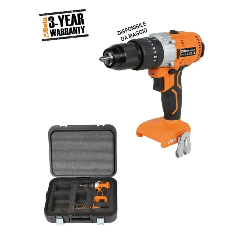 Compra Oggi Stesso Trapano avvitatore a percussione 20V BRUSHLESS (solo corpo macchina) - Beta 1972/20V-13BMC