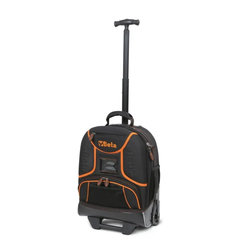 Zaino portautensili in tessuto tecnico con ruote con assortimento di utensili - Beta C6T - 2106 Must-Have