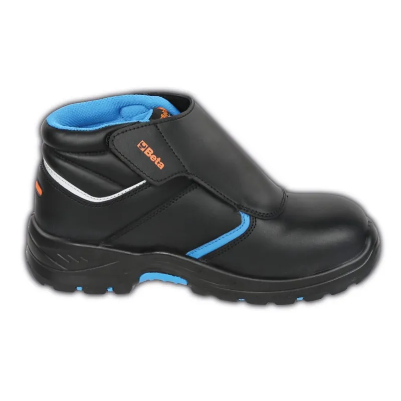 Bestseller Scarpe alte BASIC PLUS in pelle liscia con patella HRO - Beta 7204BP