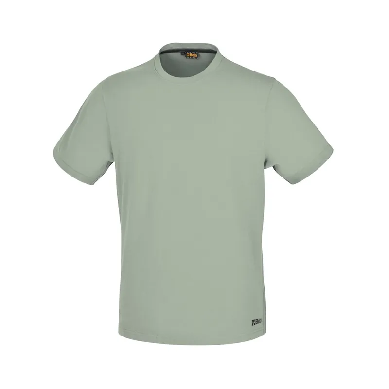 Nuova Collezione T-shirt work in cotone jersey 150 gr, verde salvia - Beta 7553V