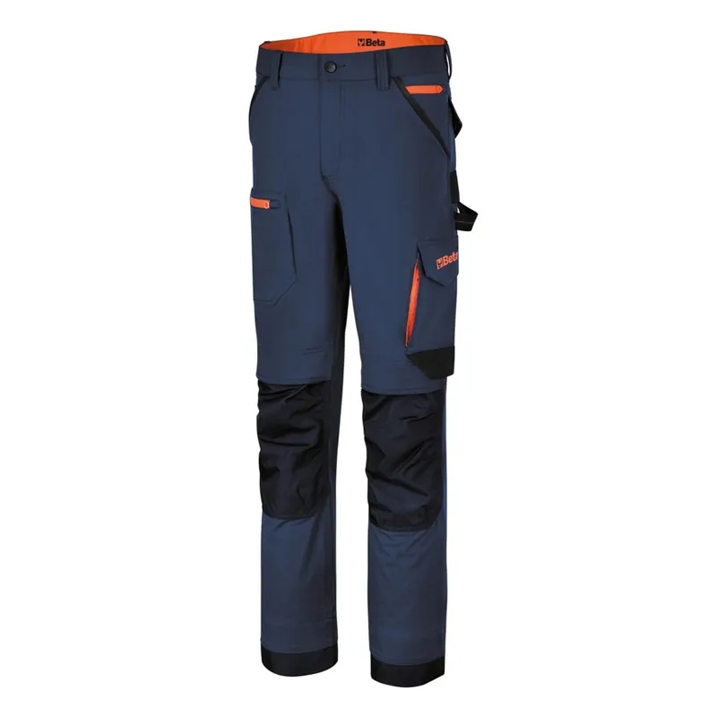 Pantaloni da lavoro elasticizzati multitasche blu - Beta 7650B Prezzo Conveniente