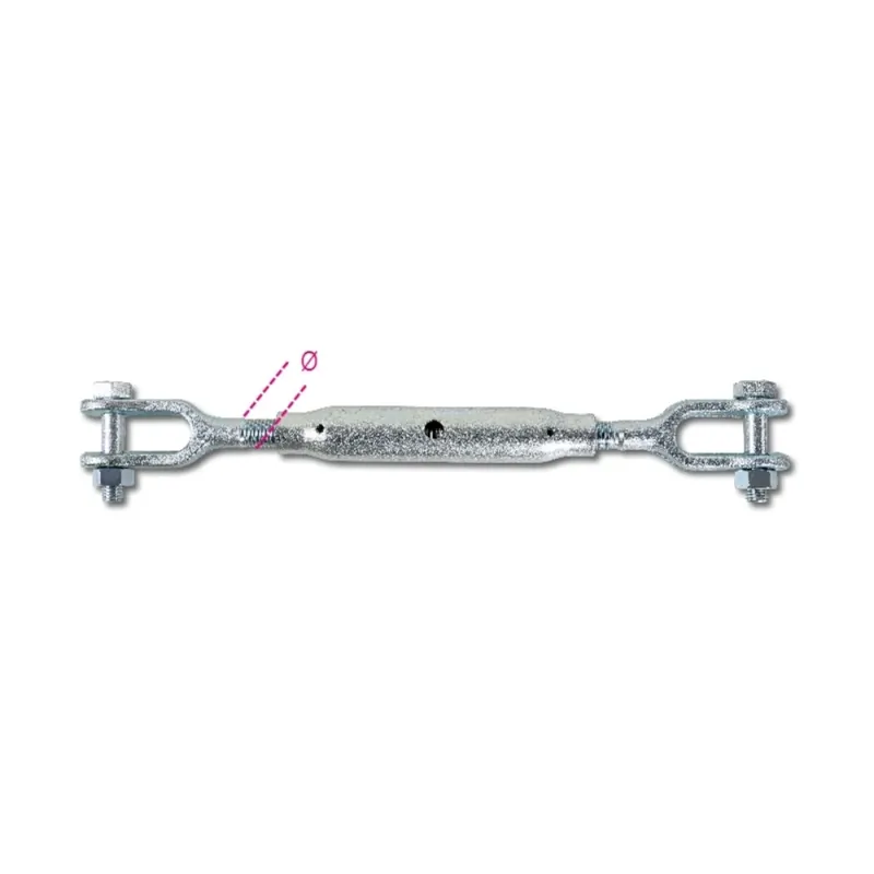 Compra Online Tenditori a due forcelle canaula a tubo DIN 1478 zincati - Robur 8009TZ