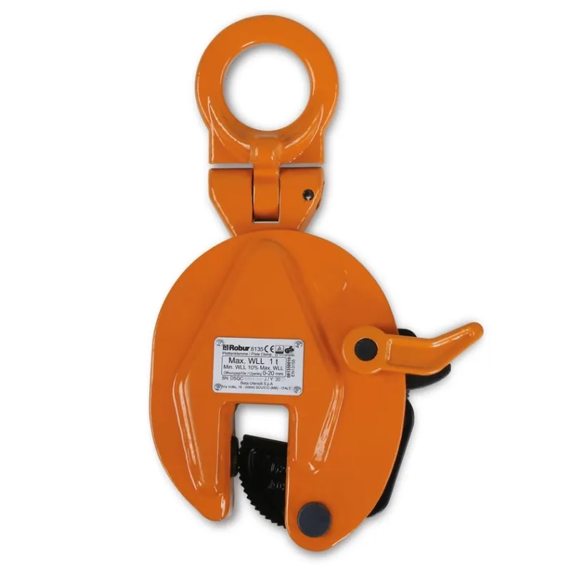 Pinza di sollevamento lamiere con anello di sospensione snodato - Robur 8135 Bestseller