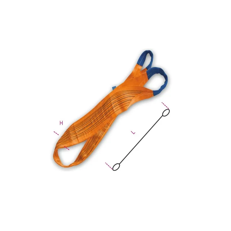 Fasce di sollevamento WLL 20 t colore arancione - Robur 8161 Reso Gratuito