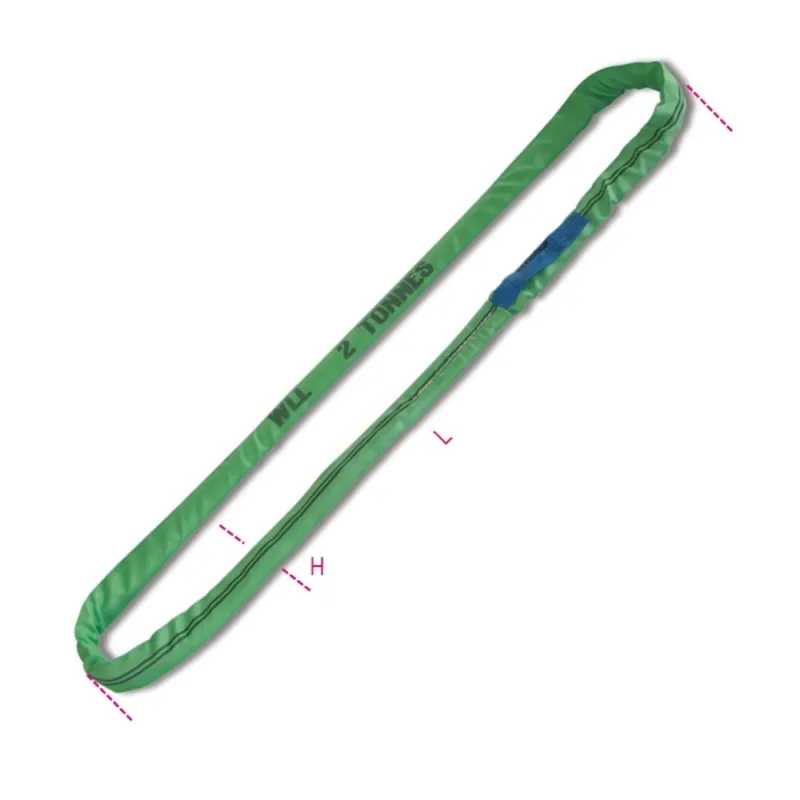 Brache tonde di sollevamento WLL 2 t colore verde - Robur 8173 Nuovo Arrivo