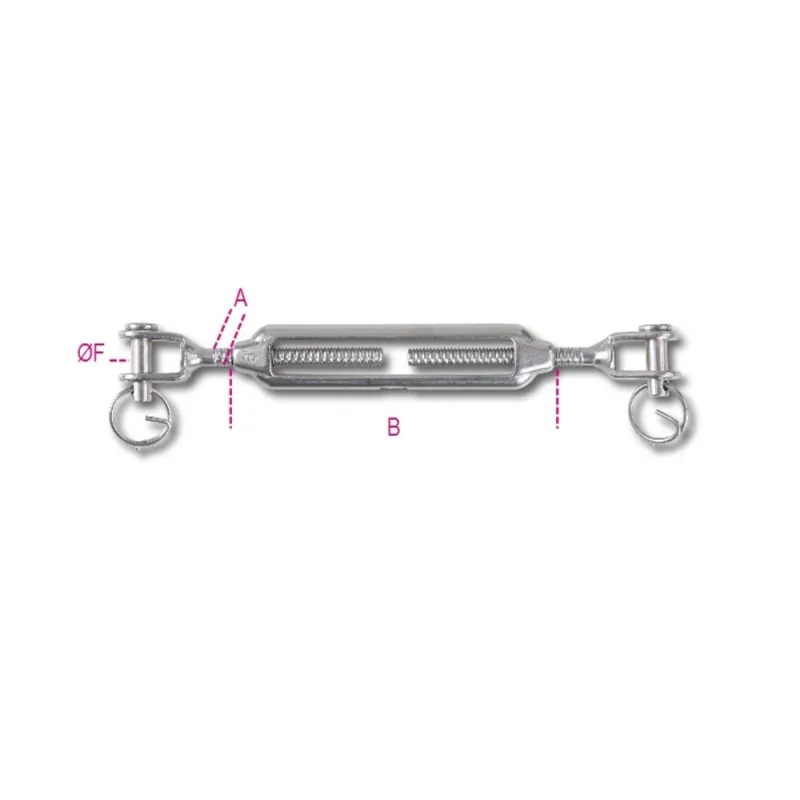 Tenditore a due forcelle inox AISI 316 - Robur 8209 Spedito Oggi