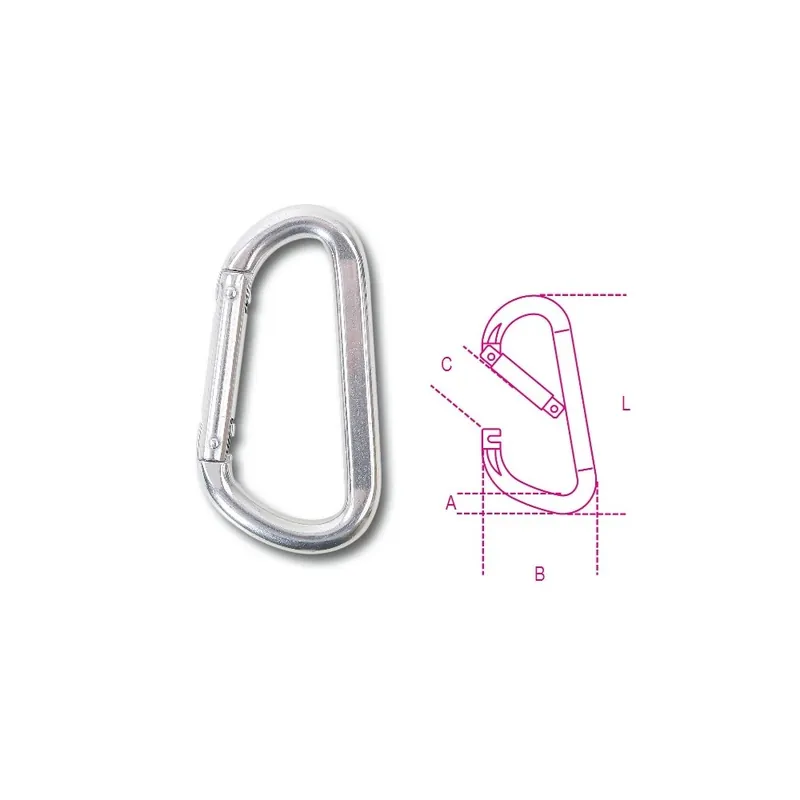 Moschettoni trapezoidali inox AISI 316 - Robur 8278 Novità