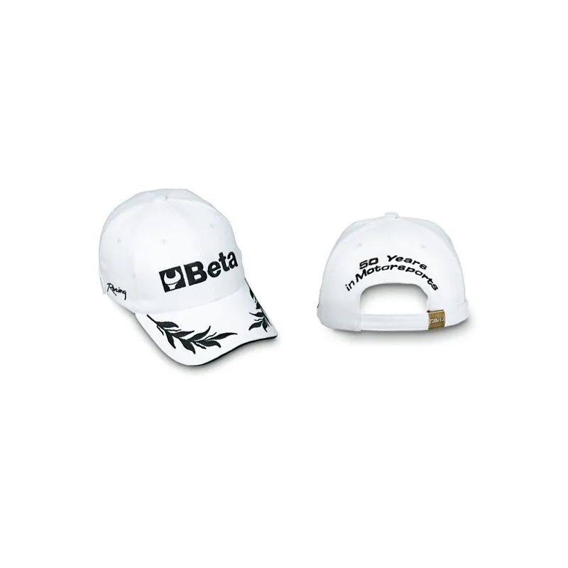 Cappellino bianco regolabile in cotone - Beta 9525/B Di Tendenza