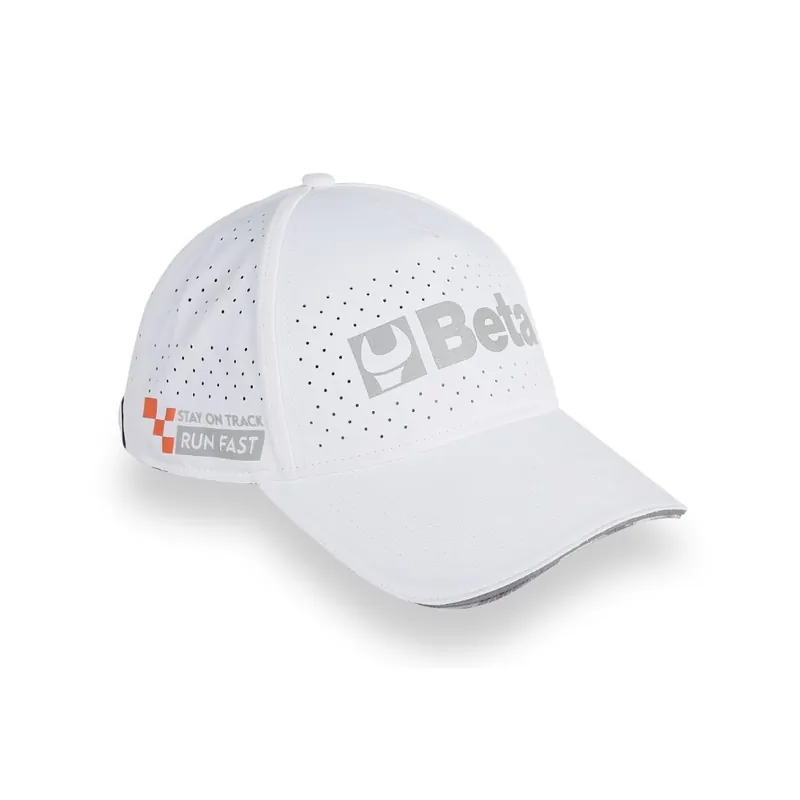 Cappellino bianco da baseball con visiera curva - Beta 9525WB Nuovo Arrivo