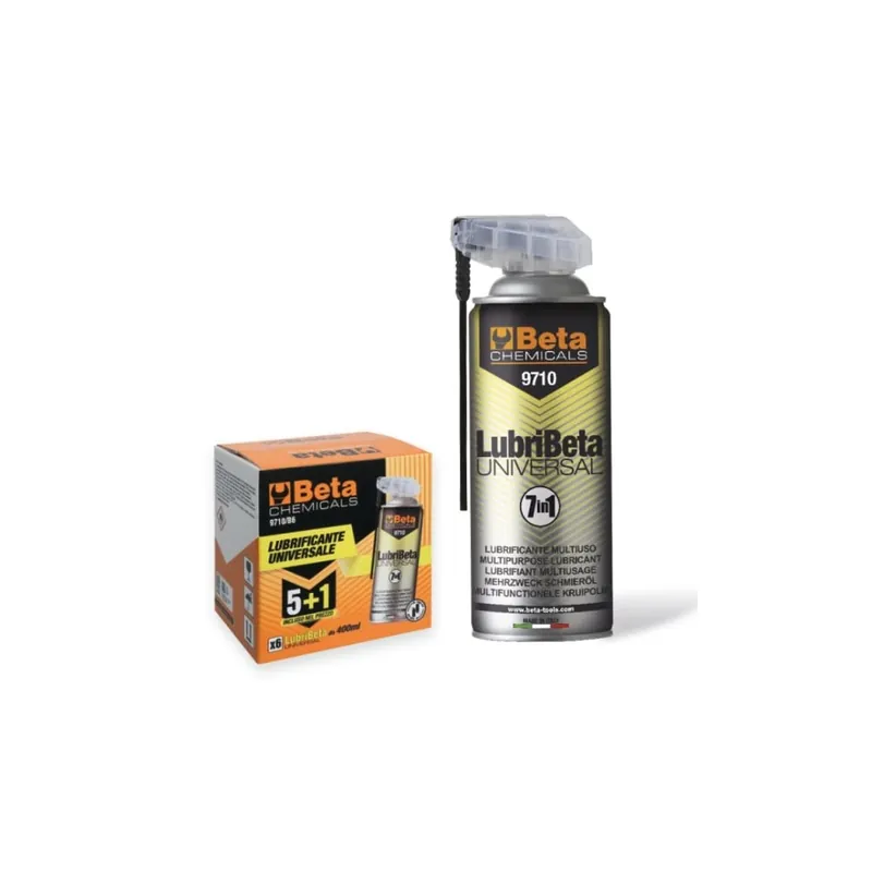 Box 6 sbloccante lubrificante spray 400 ml - Beta 9710/B6 Compra Oggi Stesso