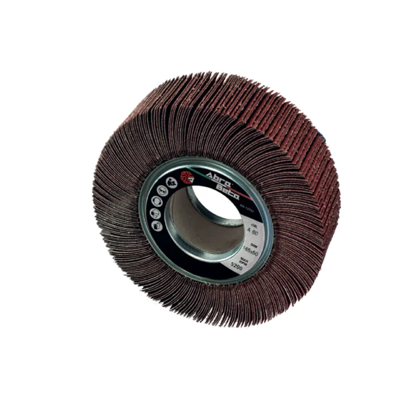 Ruote lamellari con flangia in corindone lamelle standard - Abrabeta Esclusivo