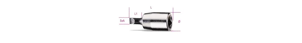 chiave a bussola con inserto piatto 1/4 Beta 900LP Promozione Esclusiva