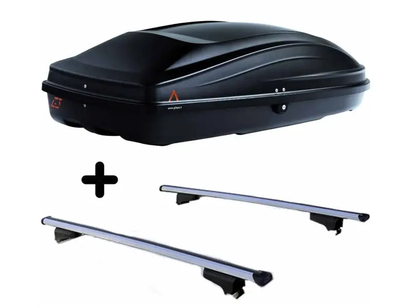 Sconto Box e barre Portatutto per TOYOTA COROLLA WAGON dal 2019 da 240 Litri Colore Nero con Chiave Barre 110 CM c/Serratura nuovo